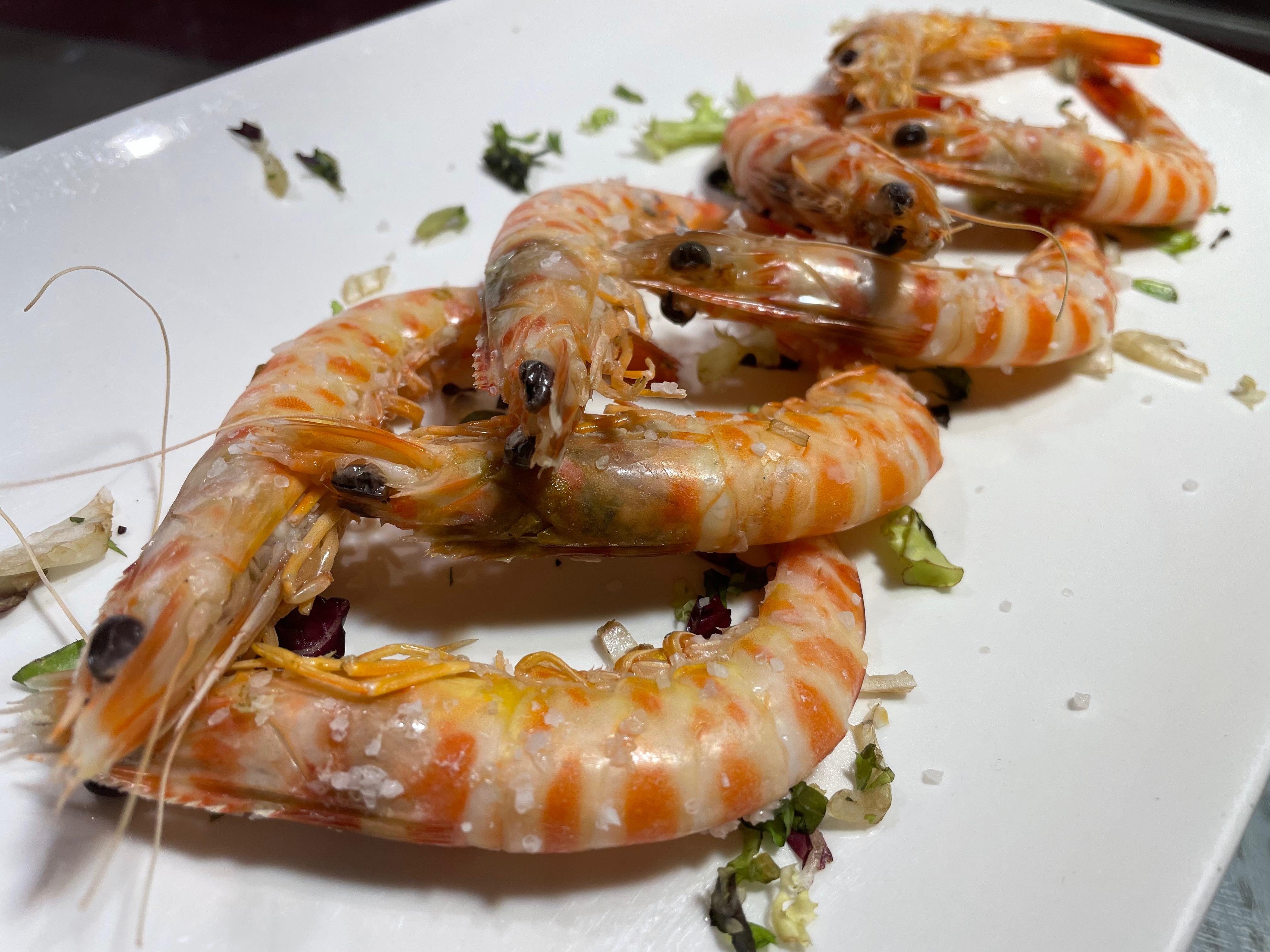 Langostinos a la plancha